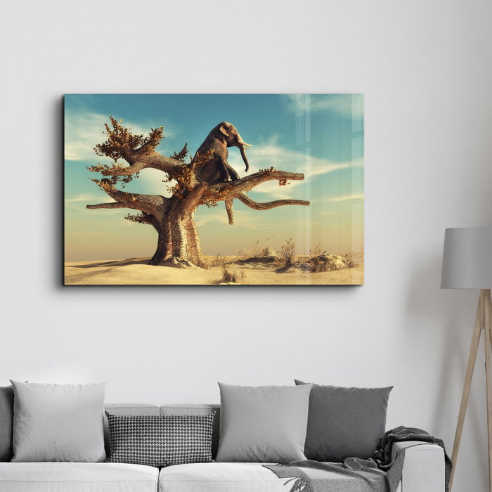 Wallity CAM-5020 Pintura Decorativa de Vidrio Templado 46 x 72 cm